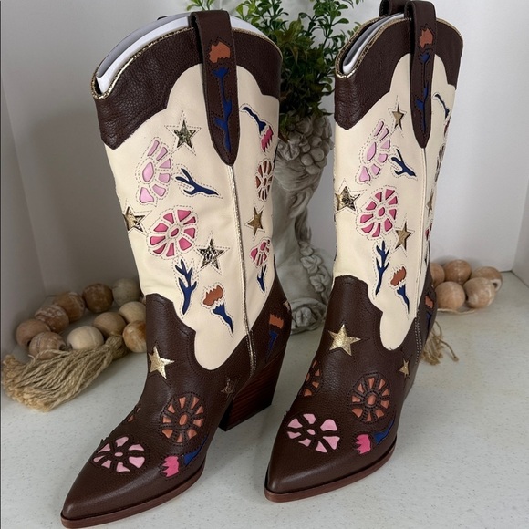 Dolce Vita Women's Lassie Western Boot Sz 7.5 Espresso - Picture 3 of 14